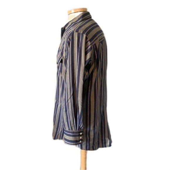 MWG Medium Multi Color Plaid Western Shirt - Picture 3 of 4